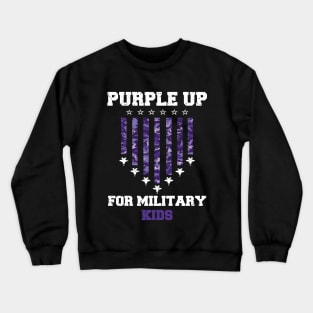 Purple Up For Military Kids Air Force 2024 Crewneck Sweatshirt